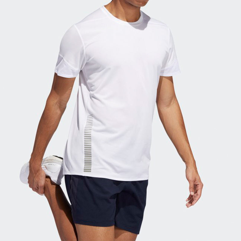 Men's adidas 25/7TeeRunr Running Short Sleeve White 7 Tee RunrT EI6325