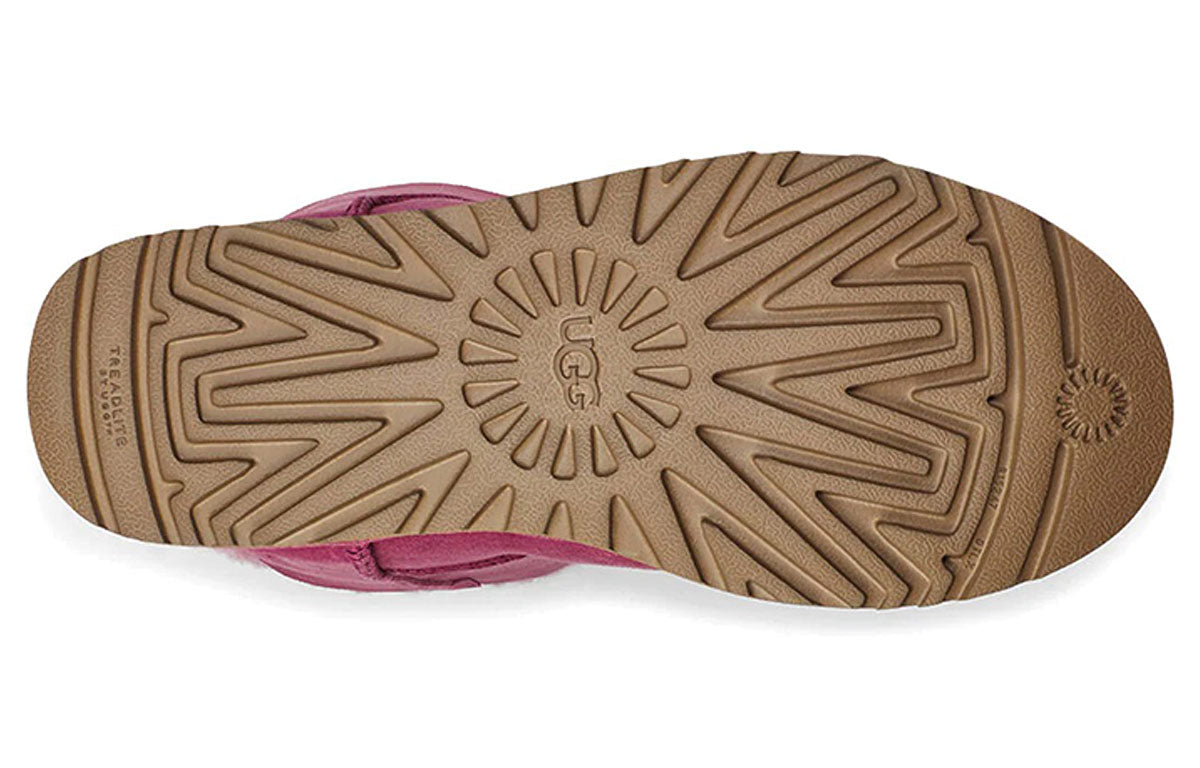 (WMNS) UGG Bailey Bow II Pink Red 1016225-DDR