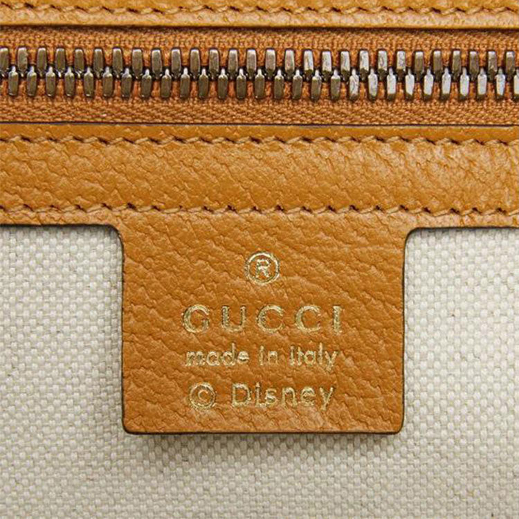 Gucci x Disney Mickey Mouse Leather Backpack 'Beige Brown' 552884-HWUDM-8603