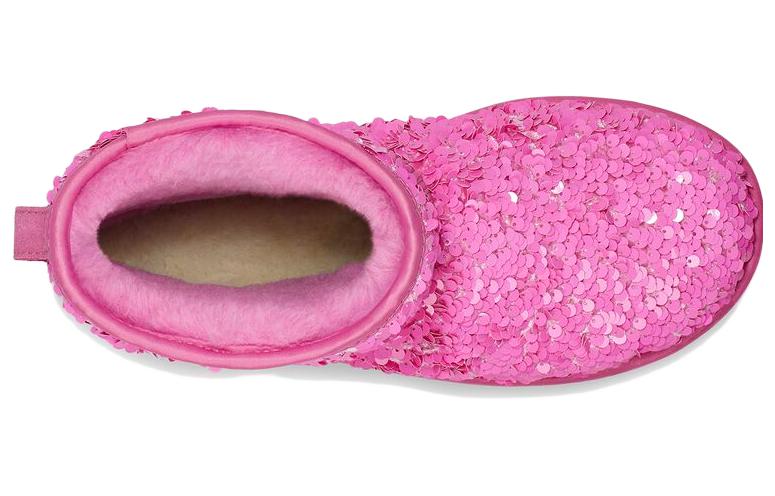 (WMNS) UGG Classic Mini Chunky Sequin Boot 'Pink' 1130602-ECH