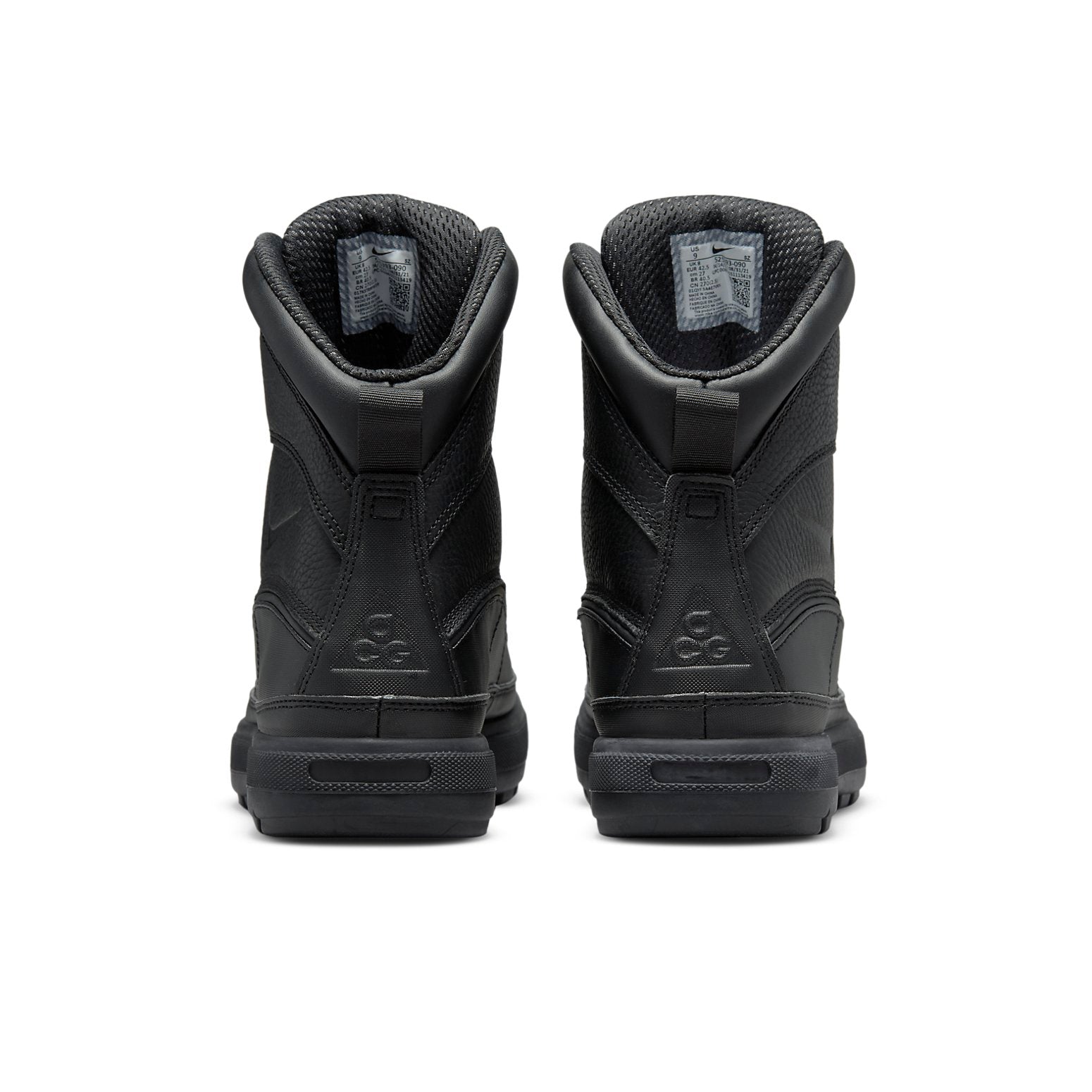 Nike Mens Woodside 2 Winter Boots 'Triple Black'  525393-090