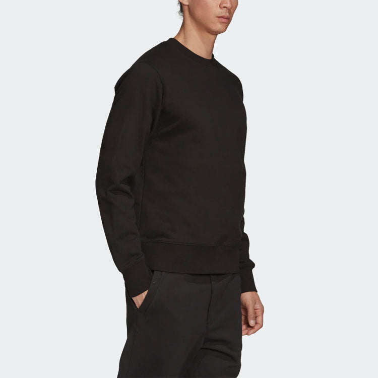 Men's Y-3 SS21 Logo Printing Round Neck Black FN3371