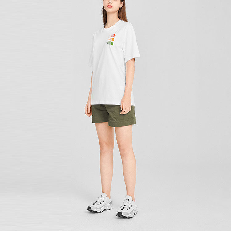 THE NORTH FACE SS21 Tri Logo Shirt 'White' NF0A7QRF-FN4