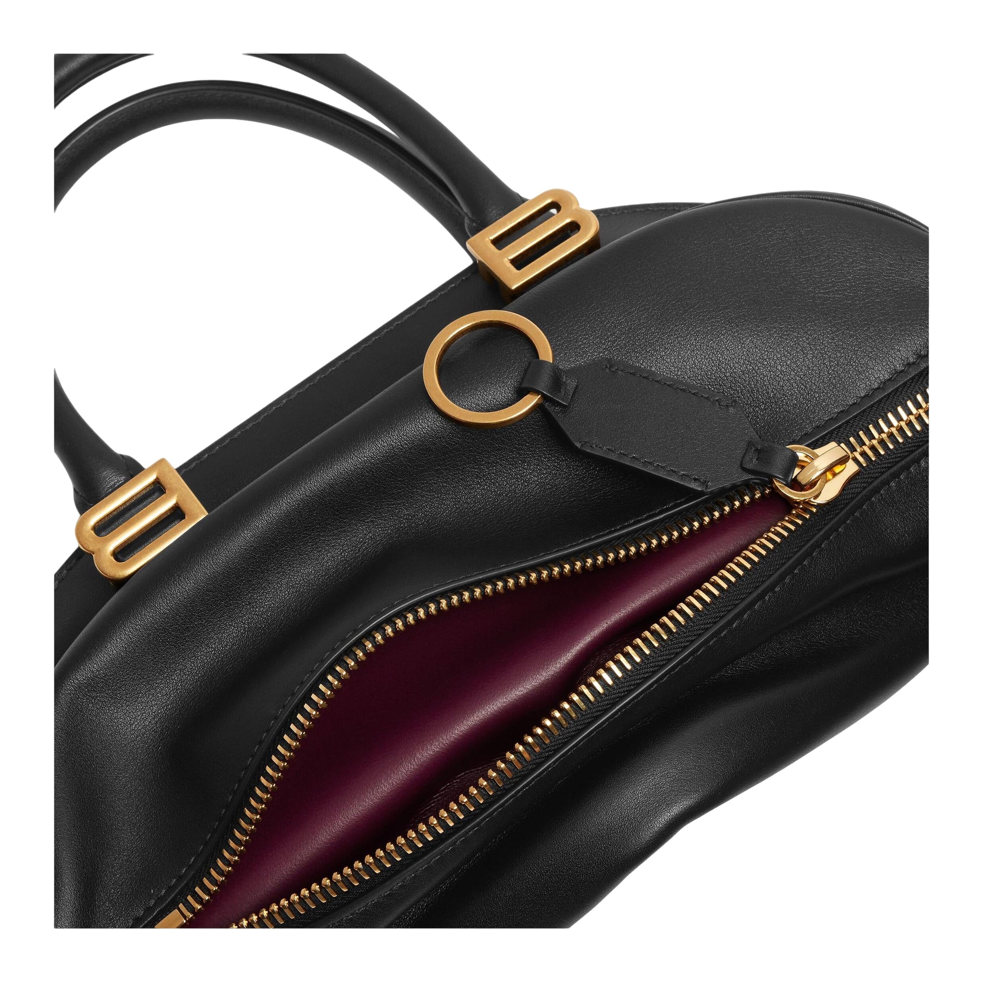 (WMNS) Balenciaga Bolero Bowling Bag Mini 'Black' 8685852ACJS1000