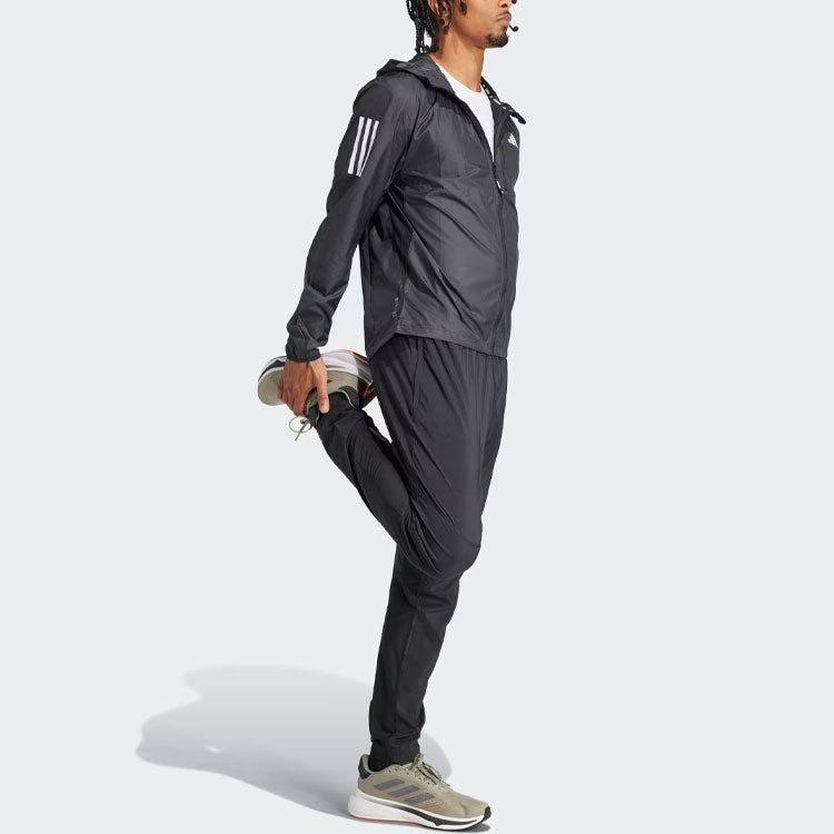 adidas Own the Run Jacket Asia Sizing 'Black' IN1483