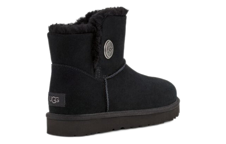 (WMNS) UGG Mini Bailey Snaps 'Black' 1127352-BLK