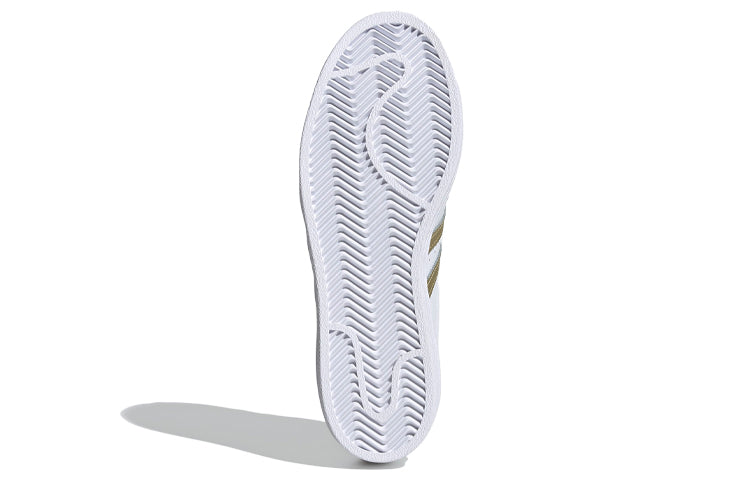 (WMNS) adidas Superstar 'White Gold Metallic' FX7483