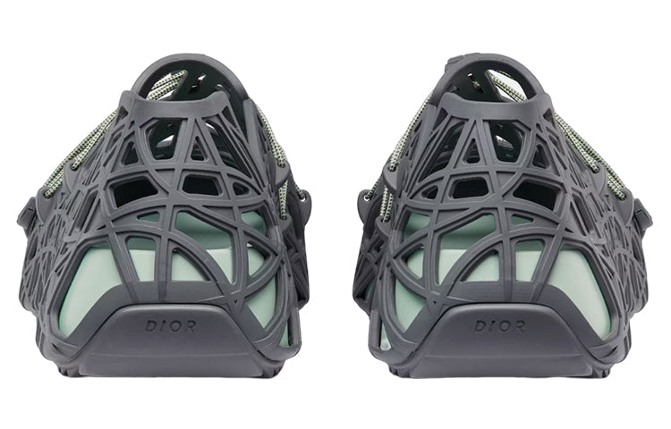 DIOR Warp Sandal Anthracite Gray Cosmo Rubber 3SA124ZUK_H866