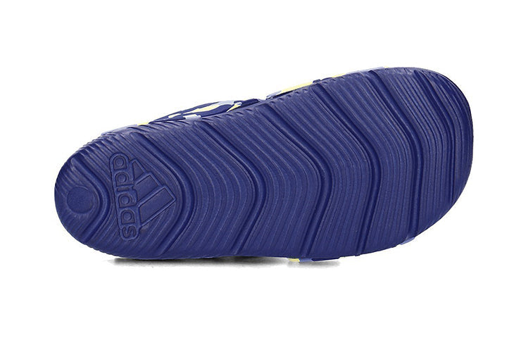 (PS) adidas Altaswim Cozy Wear-Resistant Blue Sandals 'Blue Yellow' DA9663