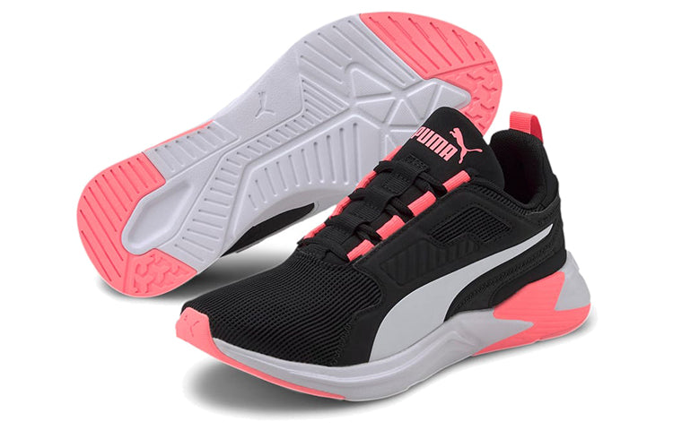 (WMNS) PUMA Disperse Xt Black/Pink/White 193744-03
