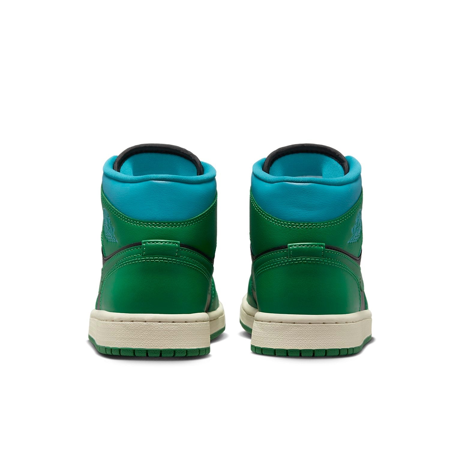 (WMNS) Air Jordan 1 Mid 'Green Black' BQ6472-033