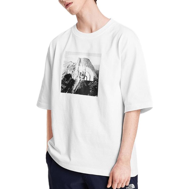 THE NORTH FACE Printed Short-Sleeved White NF0A499VFN41