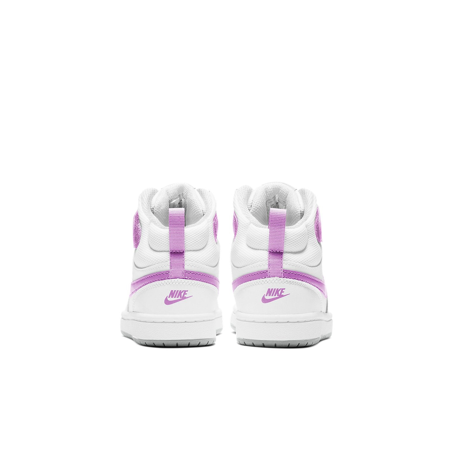 (PS) Nike Court Borough Mid 2 'White Purple' CD7783-103