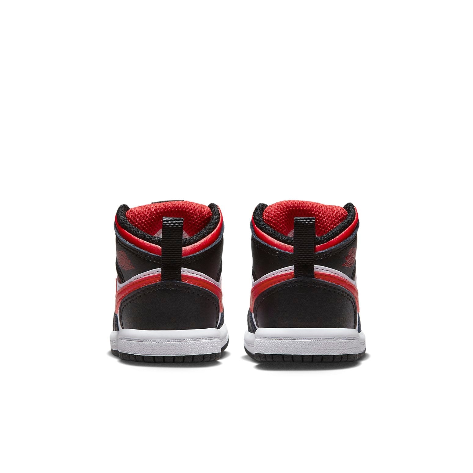 (TD) Air Jordan 1 Mid 'Black Fire Red' 640735-079