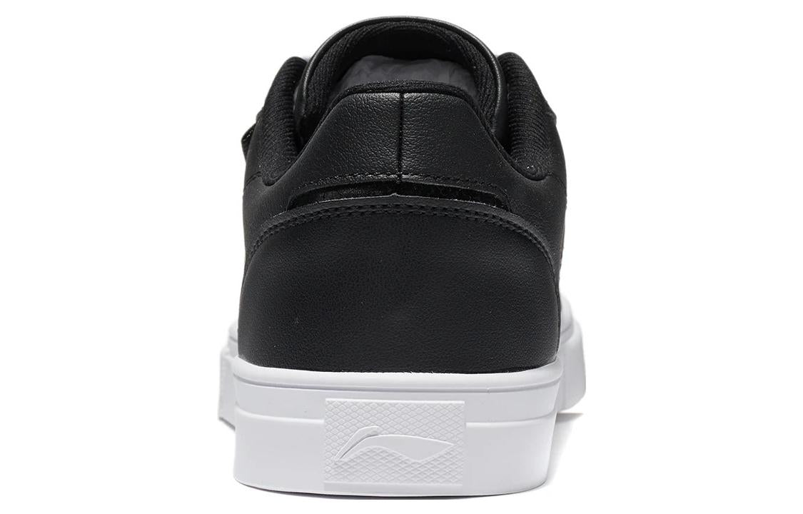 (WMNS) Li-Ning Classic Skateboarding Low 'Black' AGCR480-7