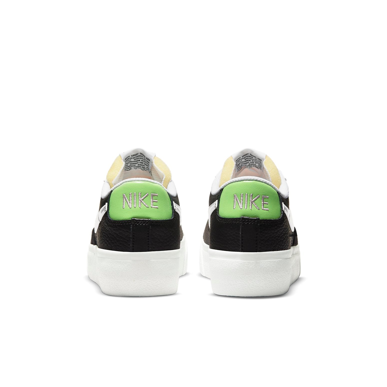 (WMNS) Nike Blazer Platform 'Black Metallic Silver' DN8010-001