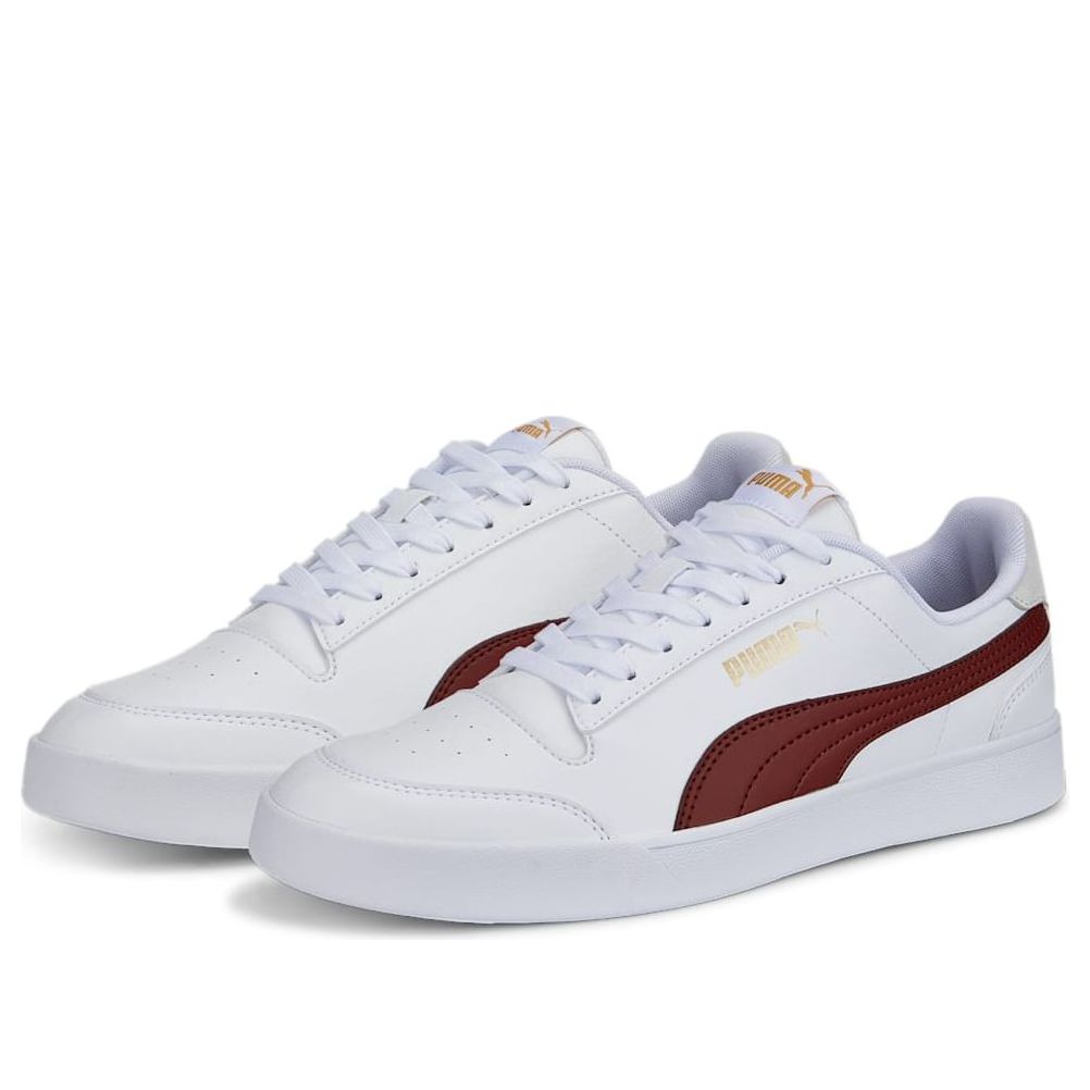 PUMA Shuffle Trainers 'White Burgundy' 309668-23
