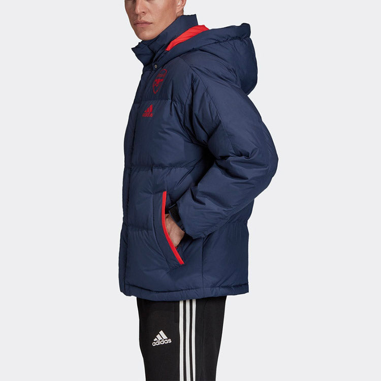 adidas Arsenal Soccer/Football Sports Down Jacket Blue FQ4111