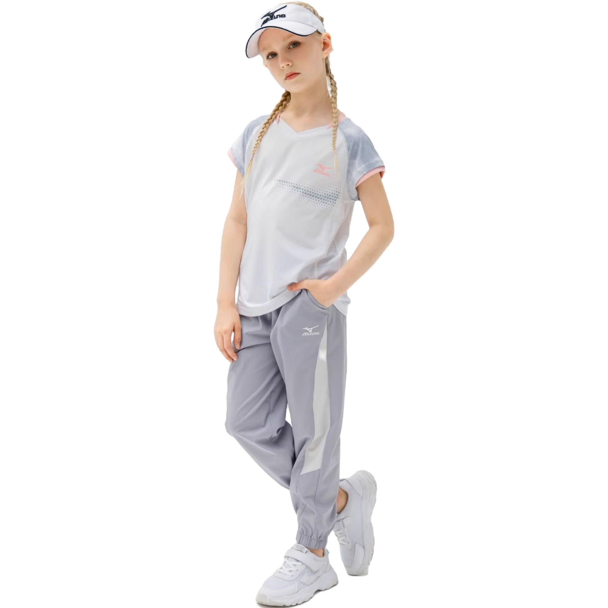 (GS) Mizuno Sportswear T-shirt 'White' T1215