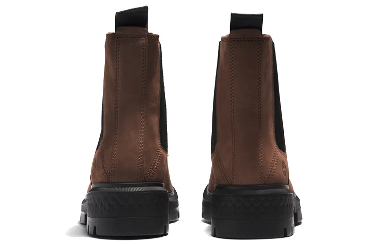 (WMNS) Timberland Cortina Valley Chelsea Boots 'Dark BrownFull Grain' A5T92V13