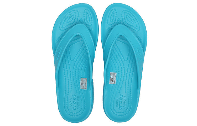 Crocs Kadee Lightweight Cozy Outdoor Casual Flip-Flops sky blue 206119-4SL
