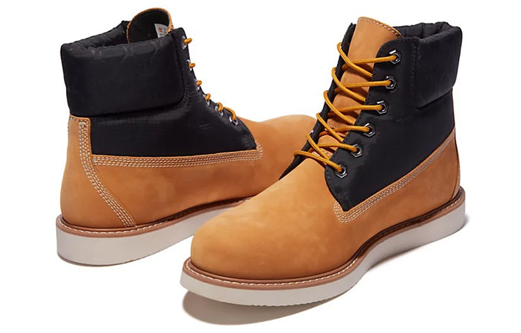 Timberland Newmarket 6 Inch Quilted Boots 'Wheat Black' A2GJT231