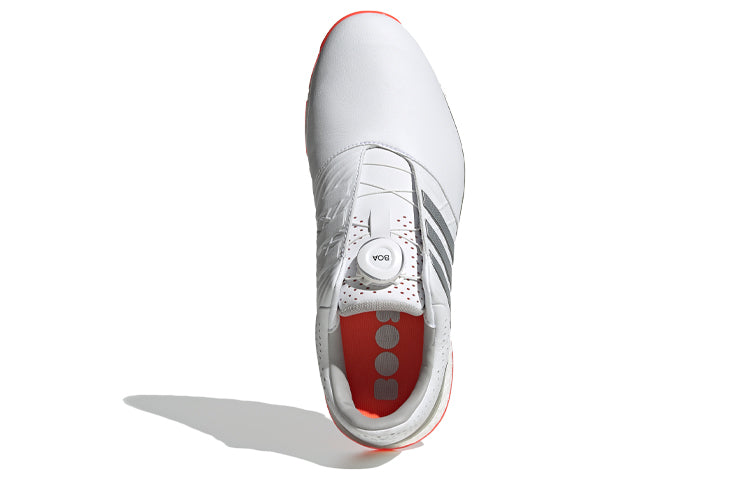 adidas Tour360 XT-SL Boa 2.0 Golf Shoes 'Cloud White Silver Metallic Solar Red' EG4880