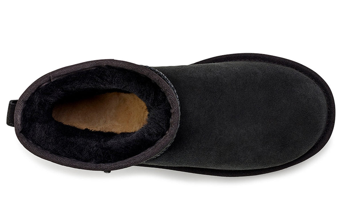 (WMNS) UGG Essential Mini Classic 'Black' 1016063-BLK