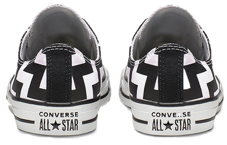 (WMNS) Converse Chuck Taylor All Star Low Top Canvas Black White Stripe 'Black White' 565438C