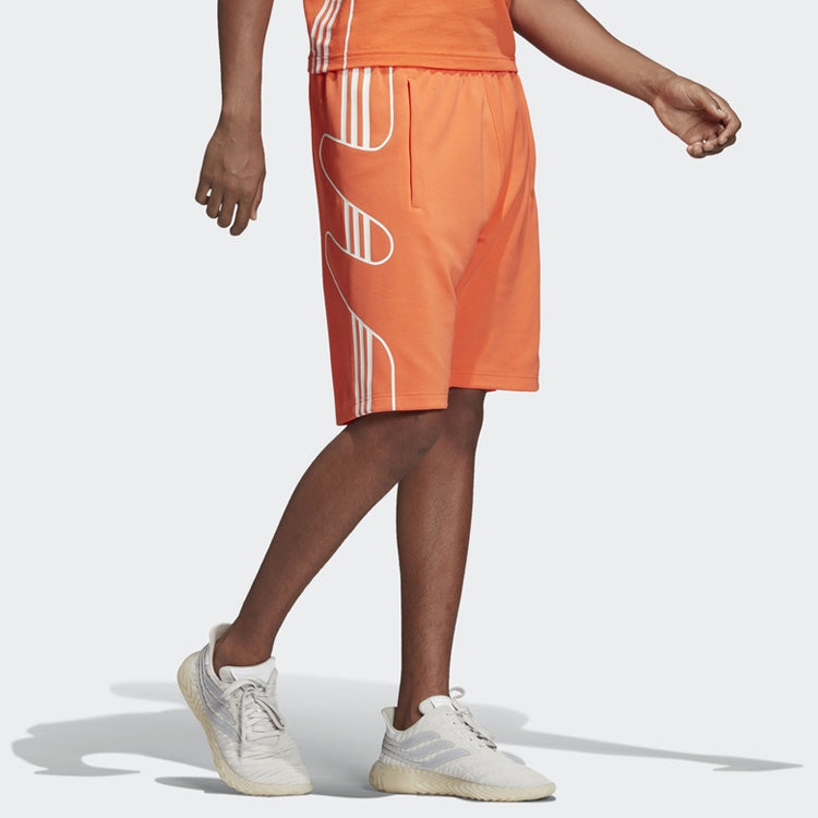 adidas originals Pattern Printing Casual Sports Shorts Orange DU8106