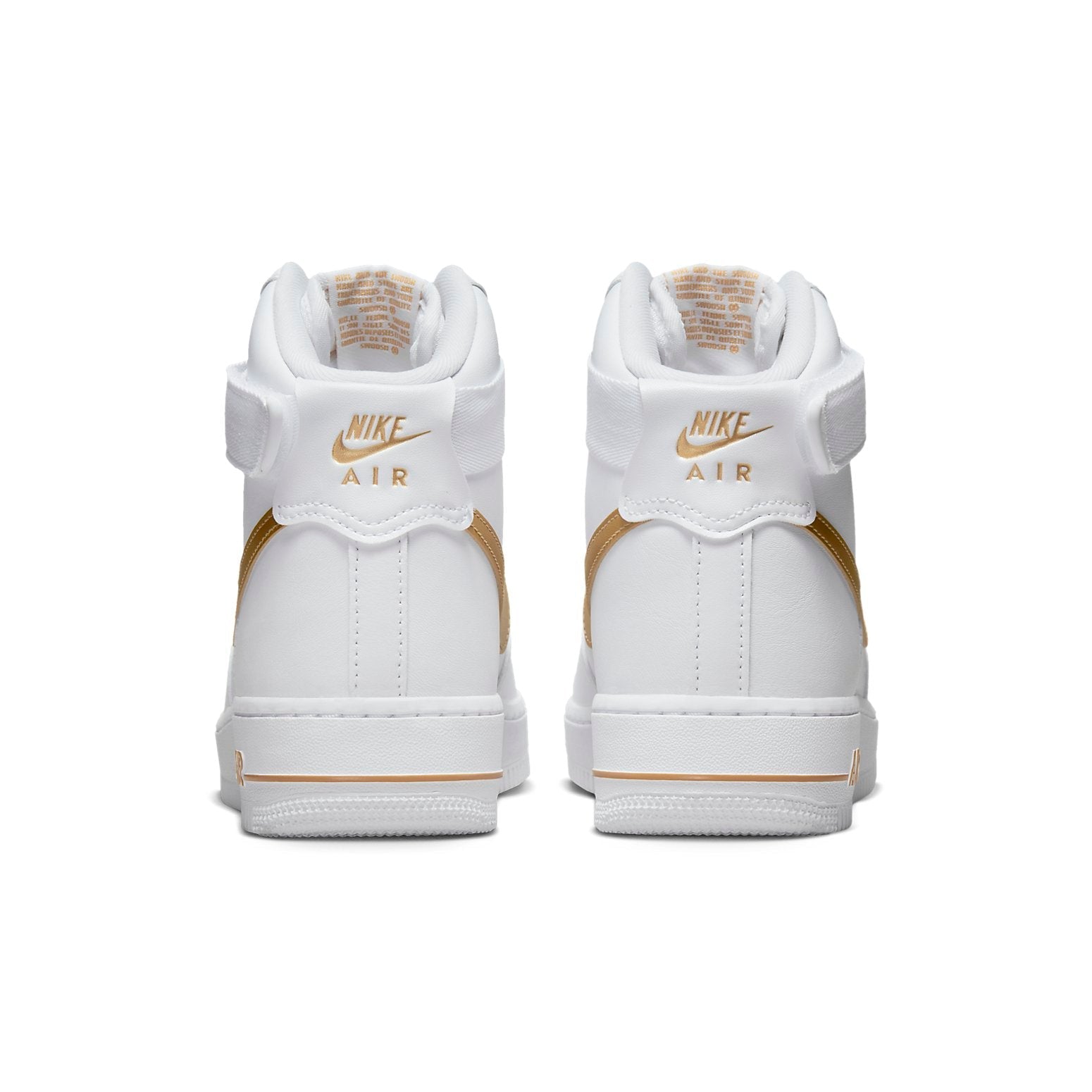 (WMNS) Nike Air Force 1 High 'White Metallic Gold' DD9624-103