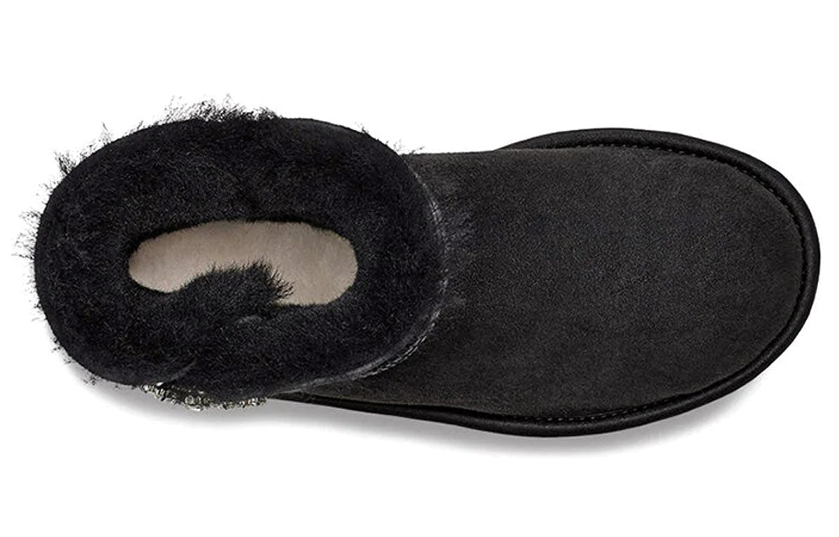 (WMNS) UGG Karlie Brooch 'Black' 1110430-BLK