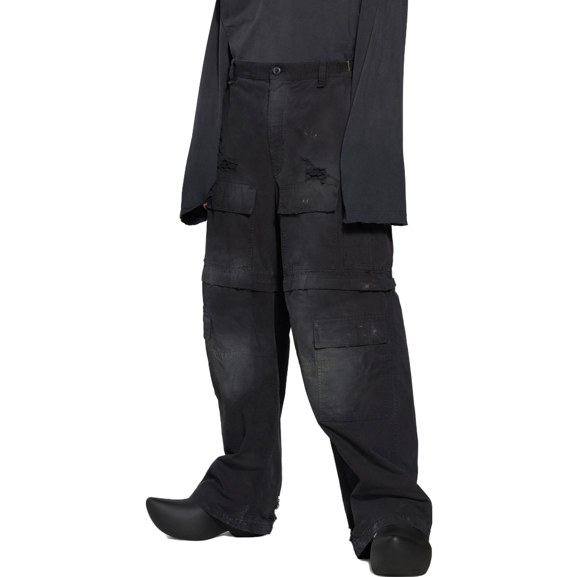 Balenciaga Large Cargo Pants 'Black' 746493TKP271000