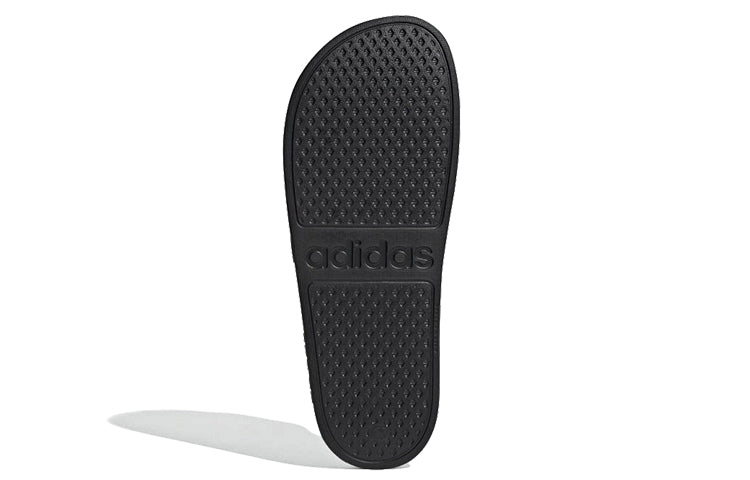 adidas Adilette Aqua Slides 'Black Gold Metallic' EG1758