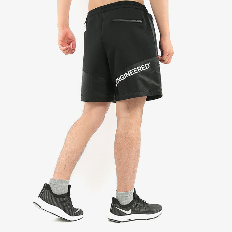 Men's Air Jordan 23 Engineered Logo Breathable Loose Sports Gym Casual Shorts Black AT9786-010