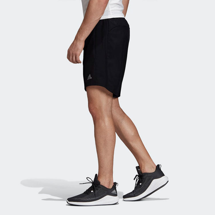 adidas Run It Short Quick Dry Running Sports Shorts Black FS9808