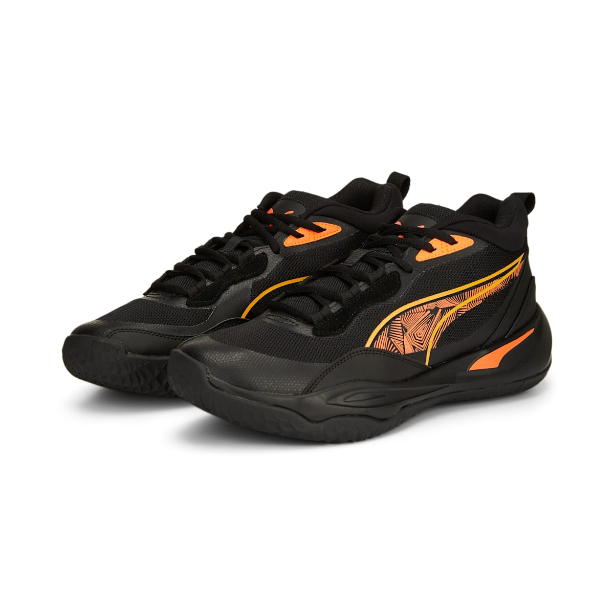 PUMA Playmaker Pro 'Laser - Black Ultra Orange' 378323-01