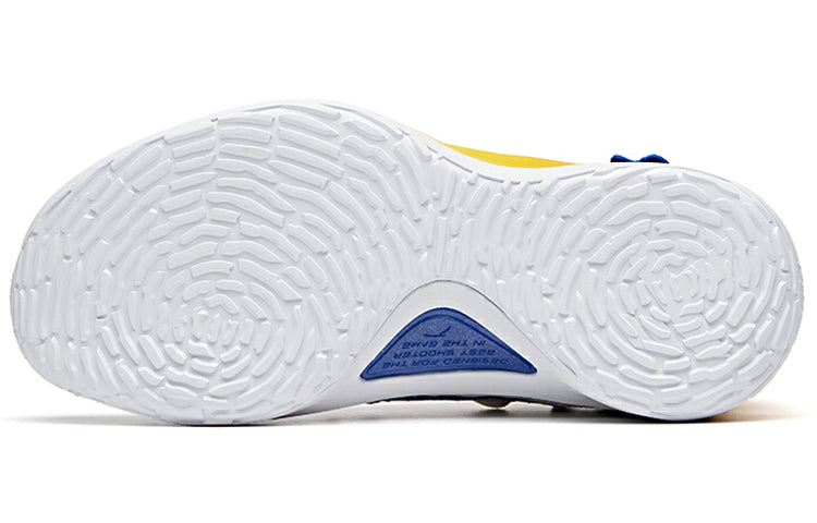 (WMNS) ANTA x Baique Ling Klay Thompson Mid Top 'White Yellow Blue' 122021102-4