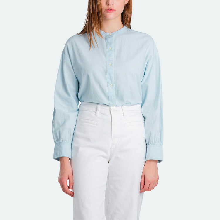 Levis Logo Casual Long Sleeves Shirt Light Blue 85434-0000