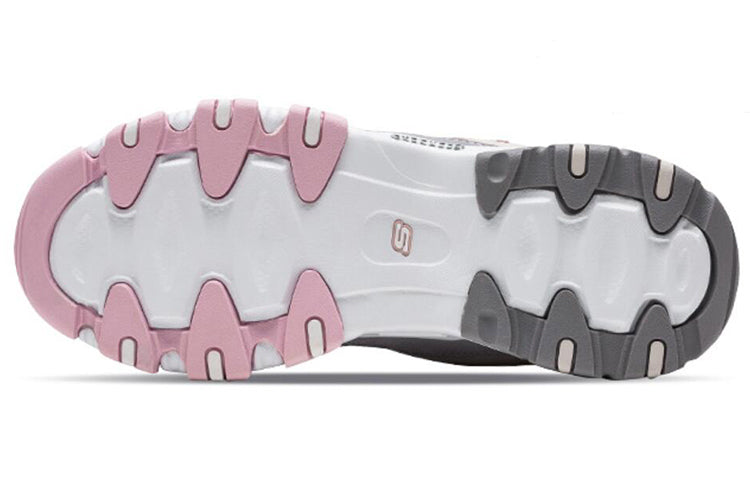 (WMNS) Skechers D'lites 2.0 Shoes White 99999693-WGPK