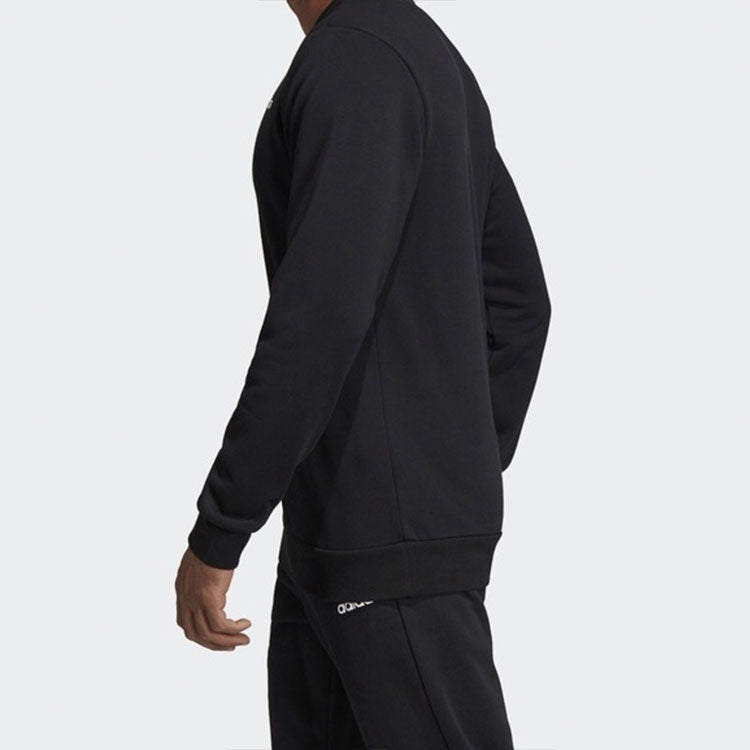 adidas E PLN CREW FT Knitted Hooded Shirt Sweater Men Black DU0395