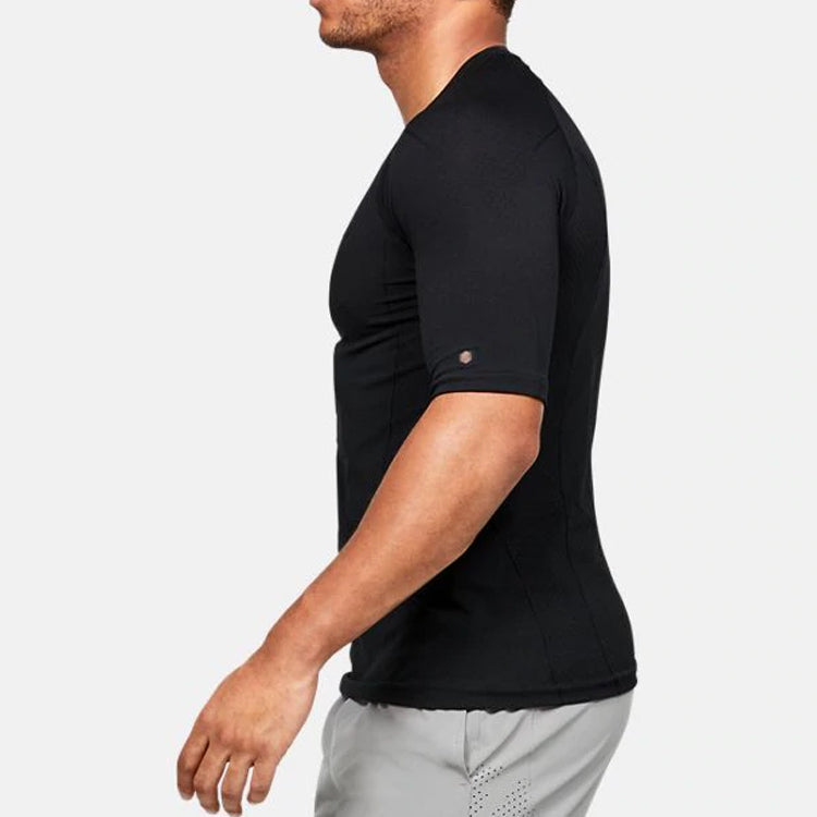 Men's Under Armour RUSH Seamless Short Sleeve Black 1351451-001