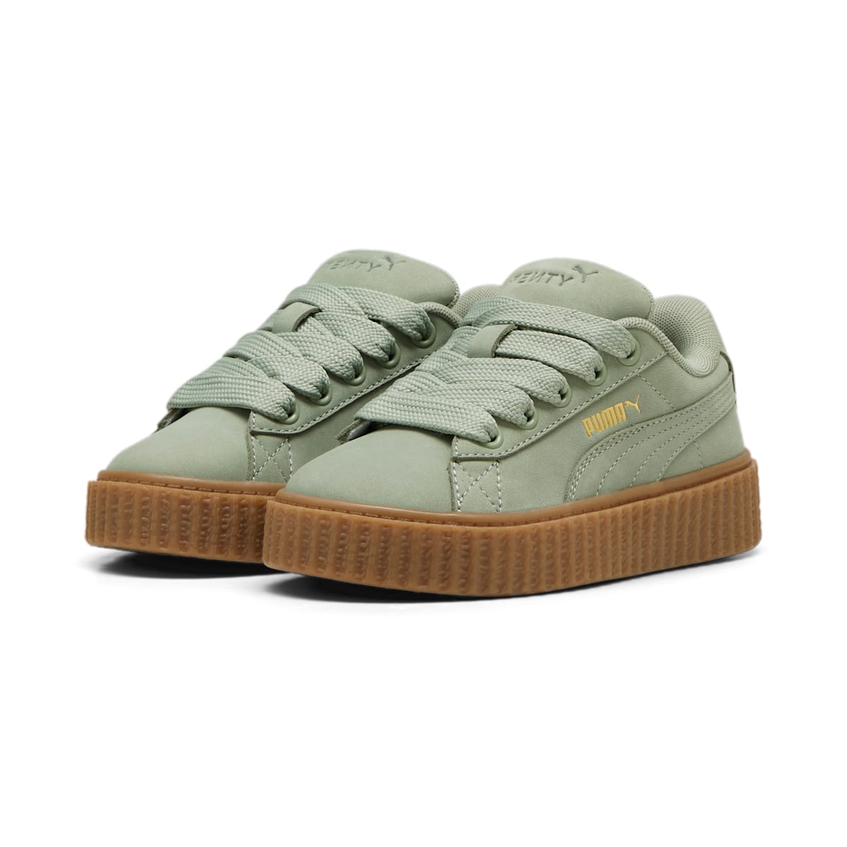 (PS) PUMA x Fenty Creeper Phatty 'Earth Tone Pack - Green Fog' 399867-02
