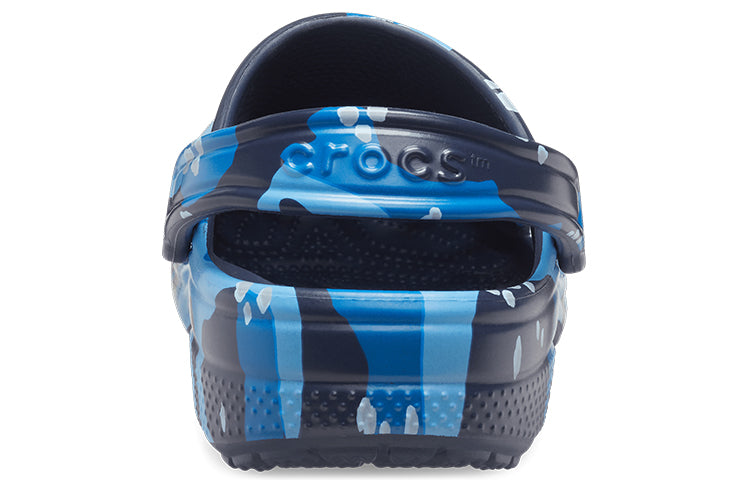 Crocs Classic Printed Camo Clogs 'Blue Navy' 206454-4HQ
