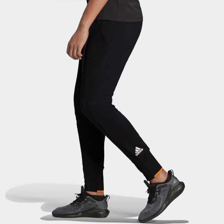 adidas Logo Knit Bundle Feet Sports Long Pants Black EB5248