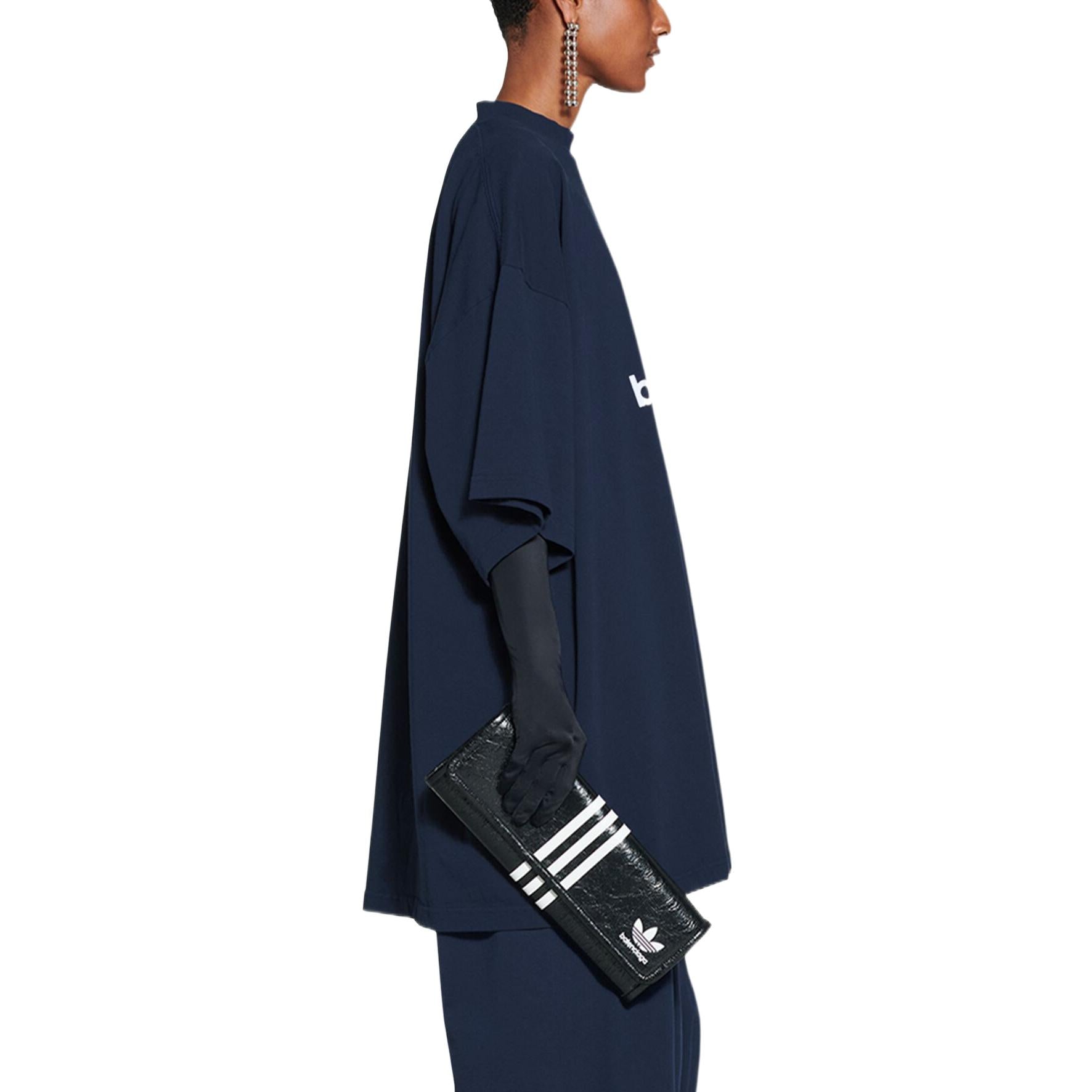 Balenciaga x adidas Oversized T-Shirt 'Navy' 731769TNVA64356