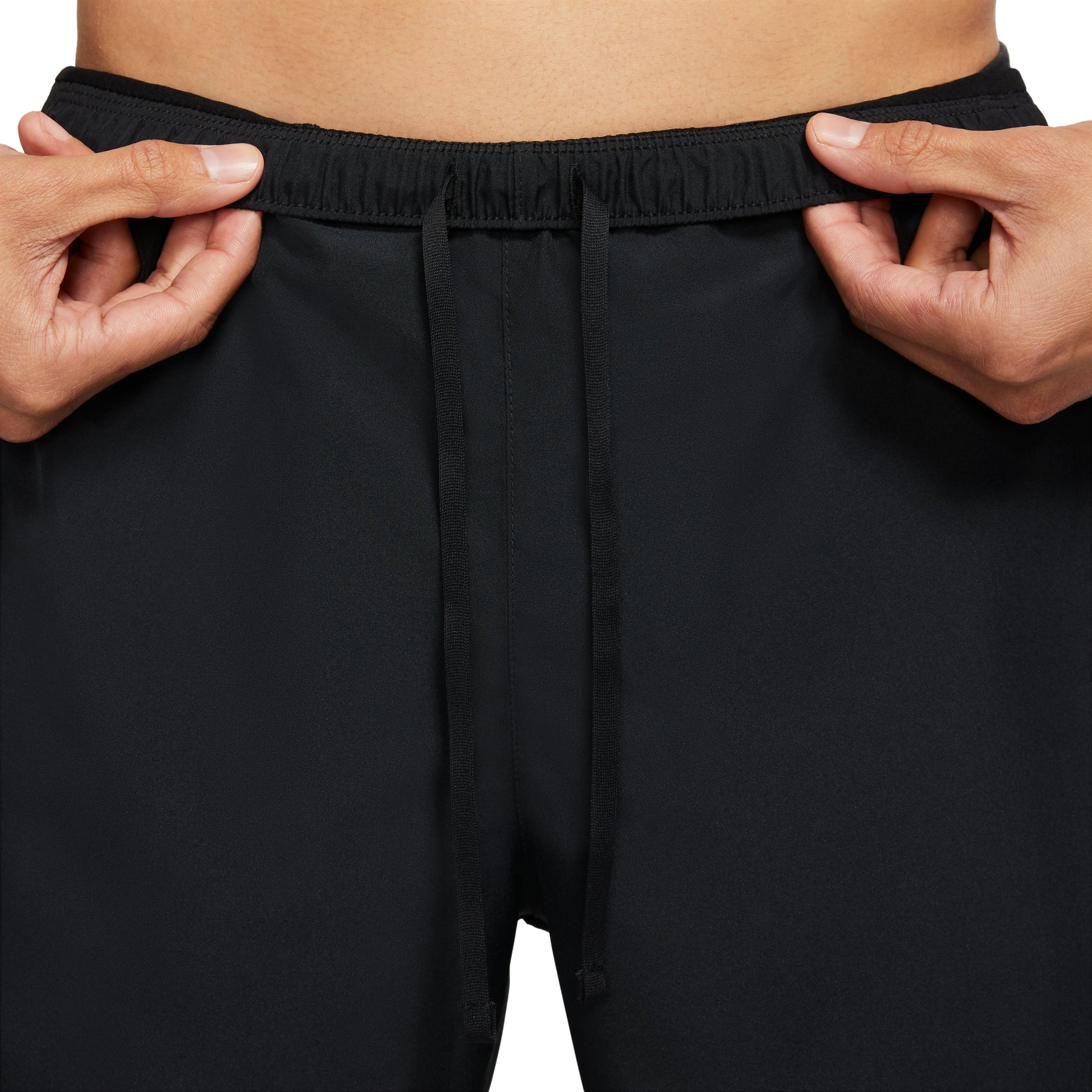 Men's Nike Solid Color Logo Casual Running Sports Black Shorts CZ9061-010