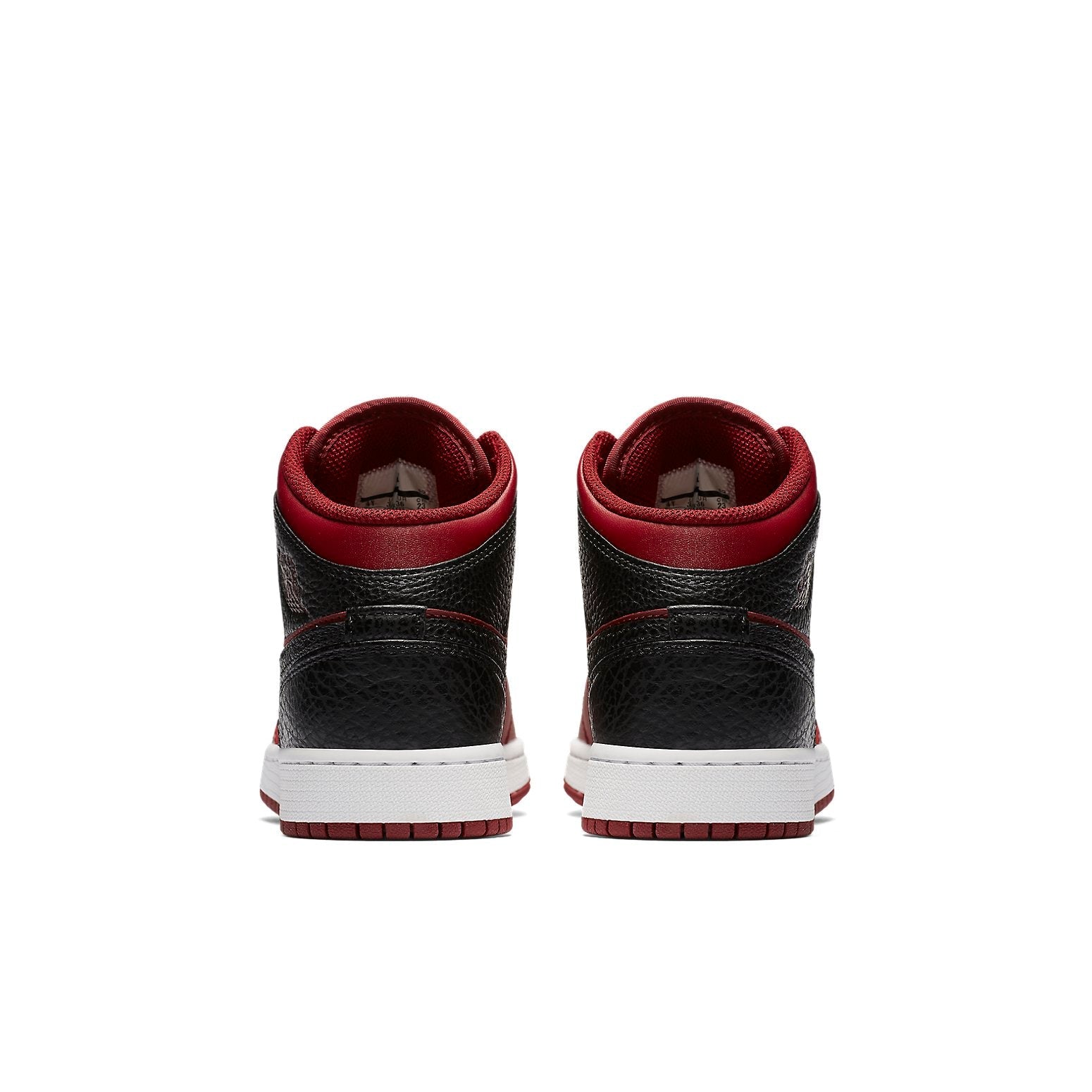 (GS) Air Jordan 1 Retro Mid 'Team Red Black' 554725-601