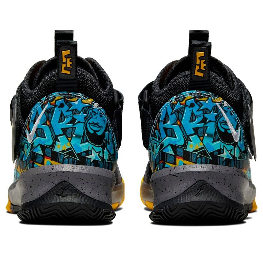 (GS) Nike LeBron Soldier 13 'Black Blue' AR7585-070