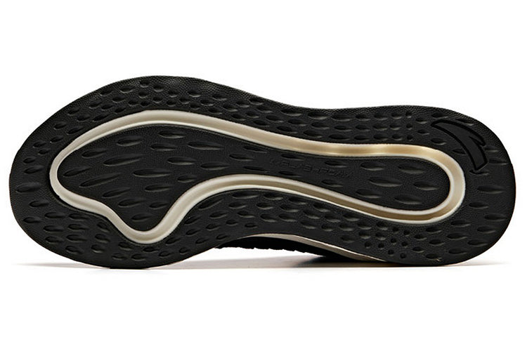 (WMNS) ANTA Running Series Sneakers 'Black and White' 12925588-2